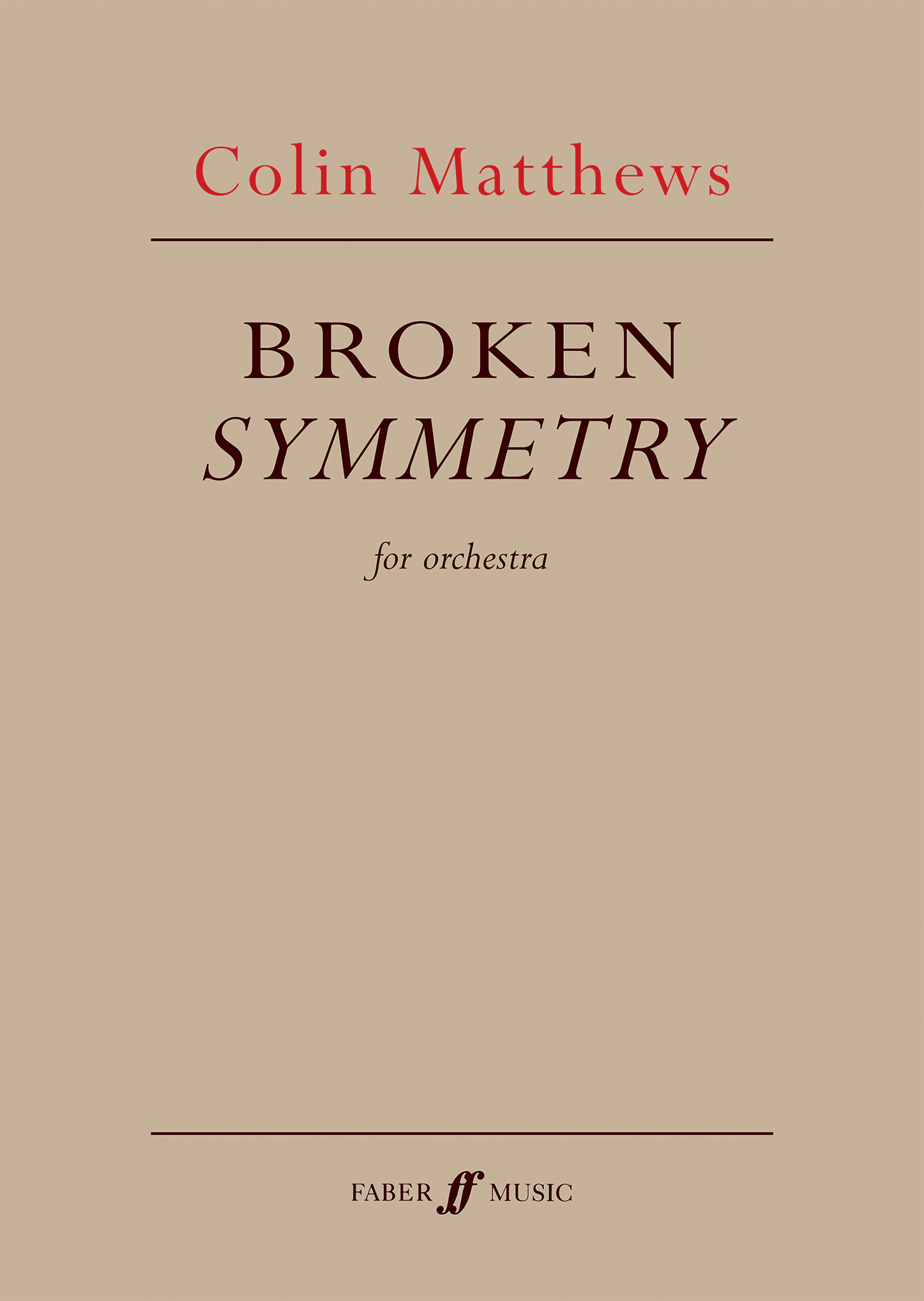 Broken Symmetry